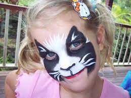 Outline the white paint with black paint. Cat Face Painting For Children Designs Tips And Tutorials Holidappy