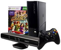 Refurbished Microsoft Xbox 360 E Slim 4gb Console With Kinect Sensor And Kinect Adventures Walmart Com