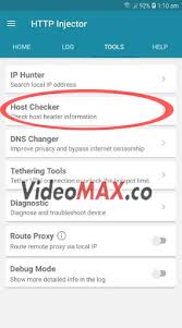 Look that box of url/host. Cara Mencari Bug Host Operator Menggunakan Http Injector Terbaru