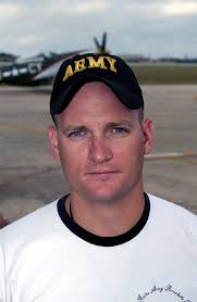 Portrait: US Army (USA) STAFF Sergeant (SSG) Pete White, a member of the  USA Golden Knights Parachute Team