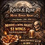MUSIC BINGO MONDAY