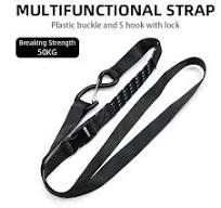 2.5cm Black Plastic Buckle Custom Tie Down Strap Cargo Tie ...