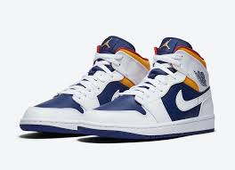 Air Jordan 1 Mid Royal Blue Laser Orange 554724 131 Release Date Sbd In 2020 Air Jordans Nike Air Shoes Jordan 1 Mid