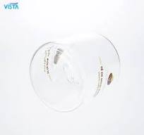 650ml OEM ODM Glass Cover Stackable Food Jar Round Shape ...
