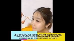 Process to put up your eyelashes =)