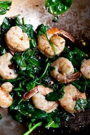Stir Fried Sesame Shrimp And Spinach Recipe Recipe Shrimp And Spinach Recipes Spinach Recipes Recipes