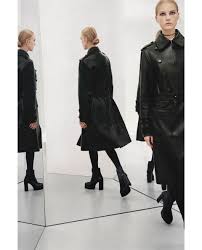 Izobrazhenie 1 Iz Trench Kozhanyj S Lackanami Ot Zara Leather Trench Coat Zara Fashion 2017 Zara