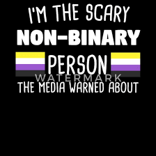 Er kann nur über einen teil einer identität auskunft geben oder eine politische position oder. Non Binary Nicht Gender Nicht Binar Flag Geschenk Gurteltasche Spreadshirt