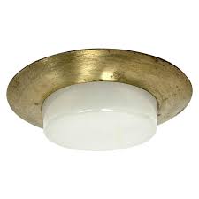 Recessed lighting is great for kitchens, hallways, shower stalls, home movie theaters, basements, and anywhere there are low ceilings. 1950s Mid Century Modern Recessed Ceiling Light Cover With Milk Glass Lens For Sale At 1stdibs