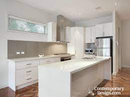 Maybe you would like to learn more about one of these? White Kitchen With Grey Splashback Contemporary Design Laminate Kitchen Grey Splashback Grey Splashback Kitchen