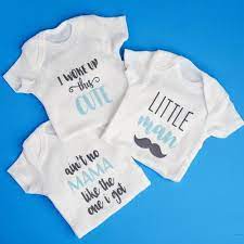 Download Silhouette Design Store View Project 3323 Baby Onesie Quotes