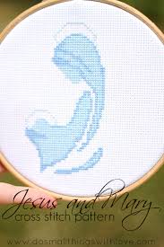 Maybe you would like to learn more about one of these? Jesus And Mary Cross Stitch Pattern Catholic Sprouts