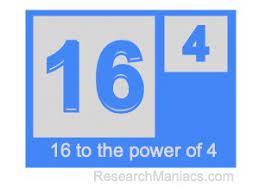 What Is 16 To The Power Of 4 What Is 16 To The 4th Power