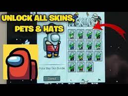 Among Us Mobile Glitch Get All Skins Pets Hats Remove Ads Ios Android Youtube Pet Hacks Online Video Games Skin