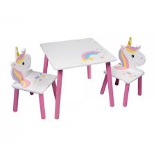 Unicorn Table And Chairs On Mercari In 2020 Kids Playroom Art Kids Chairs Playroom Furniture