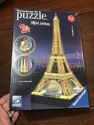 Donde comprar la mejor marca de ravensburger 3d puzzle night. Ravensburger 3d Puzzle Night Edition Eiffel Tower Paris Tested 14 99 Picclick