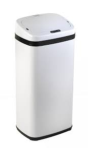 The touchless design means your sensor bin won't slide on tiles or laminate flooring and stays beautifully looking for longer than other bathroom bins. Russell Hobbs Bw04179r Square Hands Free Motion Sensor Dustbin Kitchen Bin 40 Litre Red Amazon Co Uk Kitchen Home Kitchen Design Design Kitchen