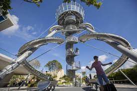 Aventura Mall Slide Is Open And Free To Ride Miami Herald