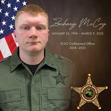Sending prayers 💙🙏🏽🙏🏽🙏🏽🙏🏽🙏🏽🇺🇸 It is with deep sadness that I  inform you of the passing of Confinement Officer Zachary McCoy, who lost  his battle with cancer this weekend. Zach was not just