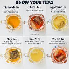 Daily Nutrition Facts On Instagram Which Tea Do You Like The Most Meowmeix Breaks Down The Differences Of T Chamomile Tea Peppermint Tea Rosehip Tea