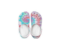 How to wear ideas for pastel macaroon and solid border found on. Classic Tie Dye Graphic Clog Crocs