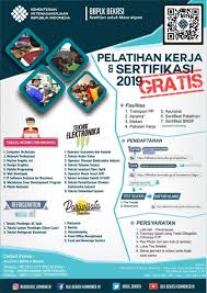 Bbplk Bekasi Pelatihan Kerja Dan Sertifikasi 2019 Gratis Abid912 Official