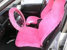 Shaggy Car Seat Covers Ebay Hot Pink Cars Pink Car Interior Pink Car Accessories