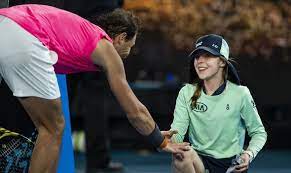 Really nice gesture from a perfect human being. Rafael Nadal Australian Open Ball Girl Speaks Out As World No 1 Shows His Class Tennis Sport Express Co Uk