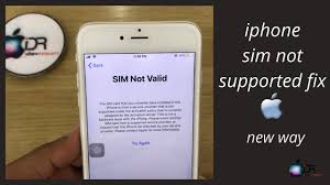 You see sim not supported or sim not valid . Iphone Carrier Locked Sim Not Supported Problem New Solution Xr And Latest Model Youtube