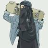Foto animasi muslimah tomboy : 1