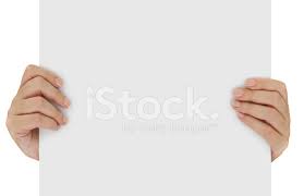 Style your slates with markdown. Hands Holding Blank White Paper Stock Photos Freeimages Com