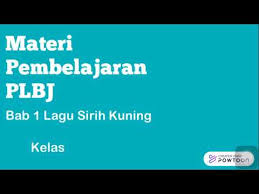 Jumlah soal uas plbj kelas 5 semester 1 ini sebayak 50 butir soal dengan rincian sebagai berikut : Materi Plbj Lagu Sirih Kuning Kelas 5 Youtube