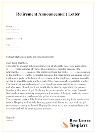 If you send your letter via email, omit the employer's contact information and include yours with your name at the end. Announcement Letter Template