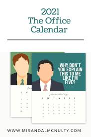 The Office 2021 Themed Wall Calendar In 2020 The Office Show The Office Characters The Office
