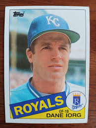DANE IORG ROYALS 1985 TOPPS BASEBALL #671