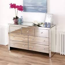 5 Drawer Mirrored Chest Of Drawers Furniture Mirrored Bedroom Furniture Mirrored Furniture