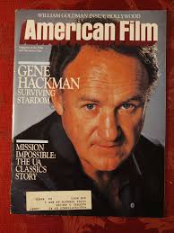Rare AMERICAN FILM Magazine March 1983 Gene Hackman Sci-Fi Brazilian Cinema 