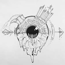 Black And White Broken Heart Drawing Earth Respect By Onefold Creative Blackworknow Earth Drawings Broken Heart Drawings Heart Drawing
