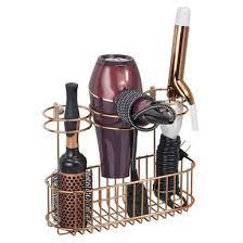 Wall Mount Hair Care Tool Rack Holder For Hair Dryer 3 Sections Hair Tool Organizer Hair Care Tools Tool Rack