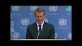 Vidéo pour "Macron tape du point sur son pupitre dans son discours à l'Onu"