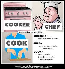 According to the show's judge geoffrey zakarian, that is. Cook Chef Or Cooker English Course Malta