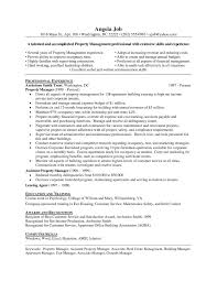 stunning property manager resume