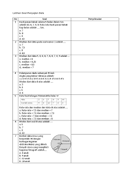 Latihan soal ppkn smp kelas vii ulangan akhir semester (uas) tahun pelajaran 2013/2014 mata pelajaran kelas / semester : Soal Penyajian Data Kelas 7 Pdf Literatur