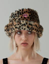 leopard fur hat