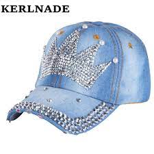 High Quality Child Cap Hats Latest Design Rhinestone Crown Boy Girls Kids Snapback Caps New Fashion Children Brand Children Brand Children Cap Rhinestone Crown