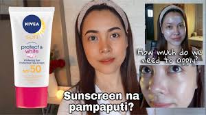 I received this tube of sunscreen in a hamper that i won at the beginning of the year. Nivea Whitening Sun Protection Review Youtube