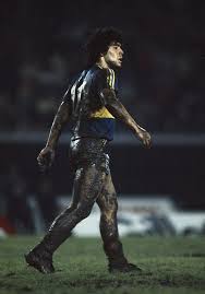 Maradona returns to boca juniors. Boca Juniors Striker Diego Maradona Covered In Mud During A Match Best Football Players Diego Maradona Boca Juniors