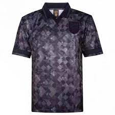 World cup 1990 in italy. Retro England Blackout Football Shirt 1990 Soccerlord