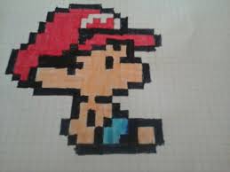 Pixel Art Bebe Mario