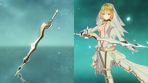 Nero Claudius Bride Sword (Replaces Black Sword) [Genshin Impact] [Mods]